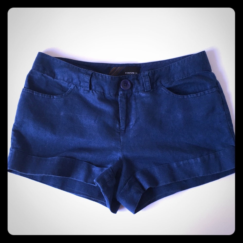 Forever 21 xs shorts navy